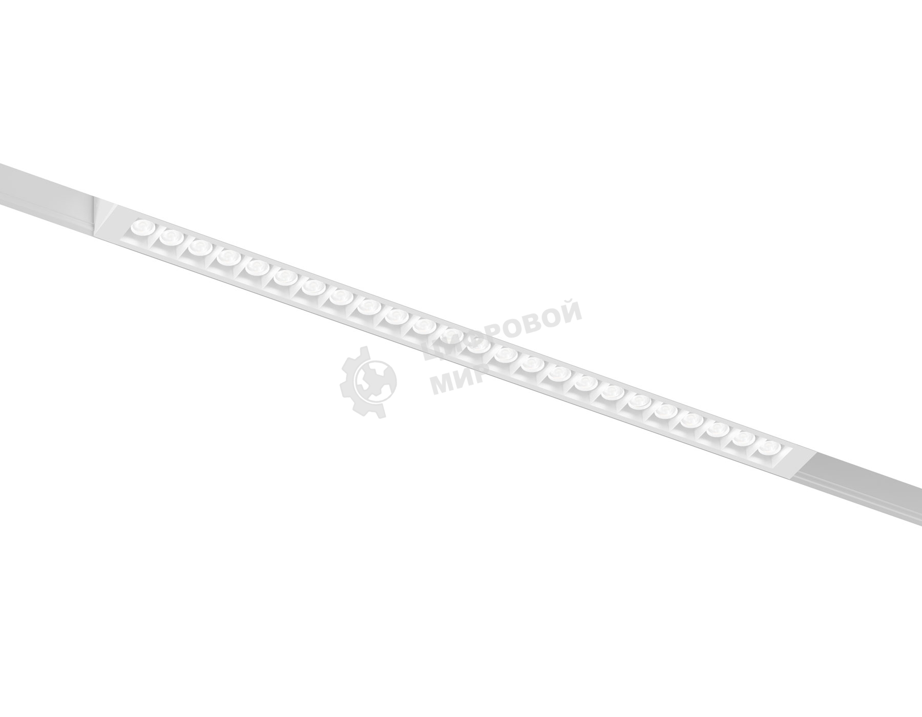 Трековый линейный светильник Ambrella light GL8080 WH белый IP20 18W 3000-6000K 220V 24° 410*25*41