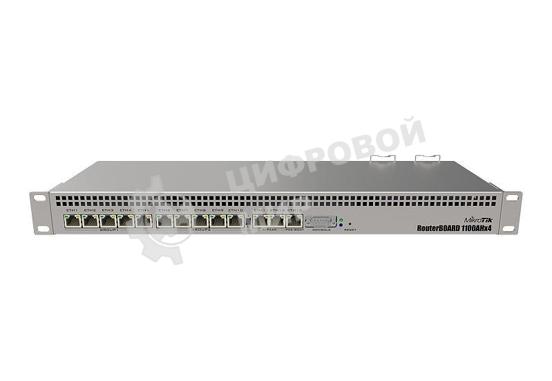 Маршрутизатор 10/100/1000M 13PORT RB1100AHX4 MIKROTIK