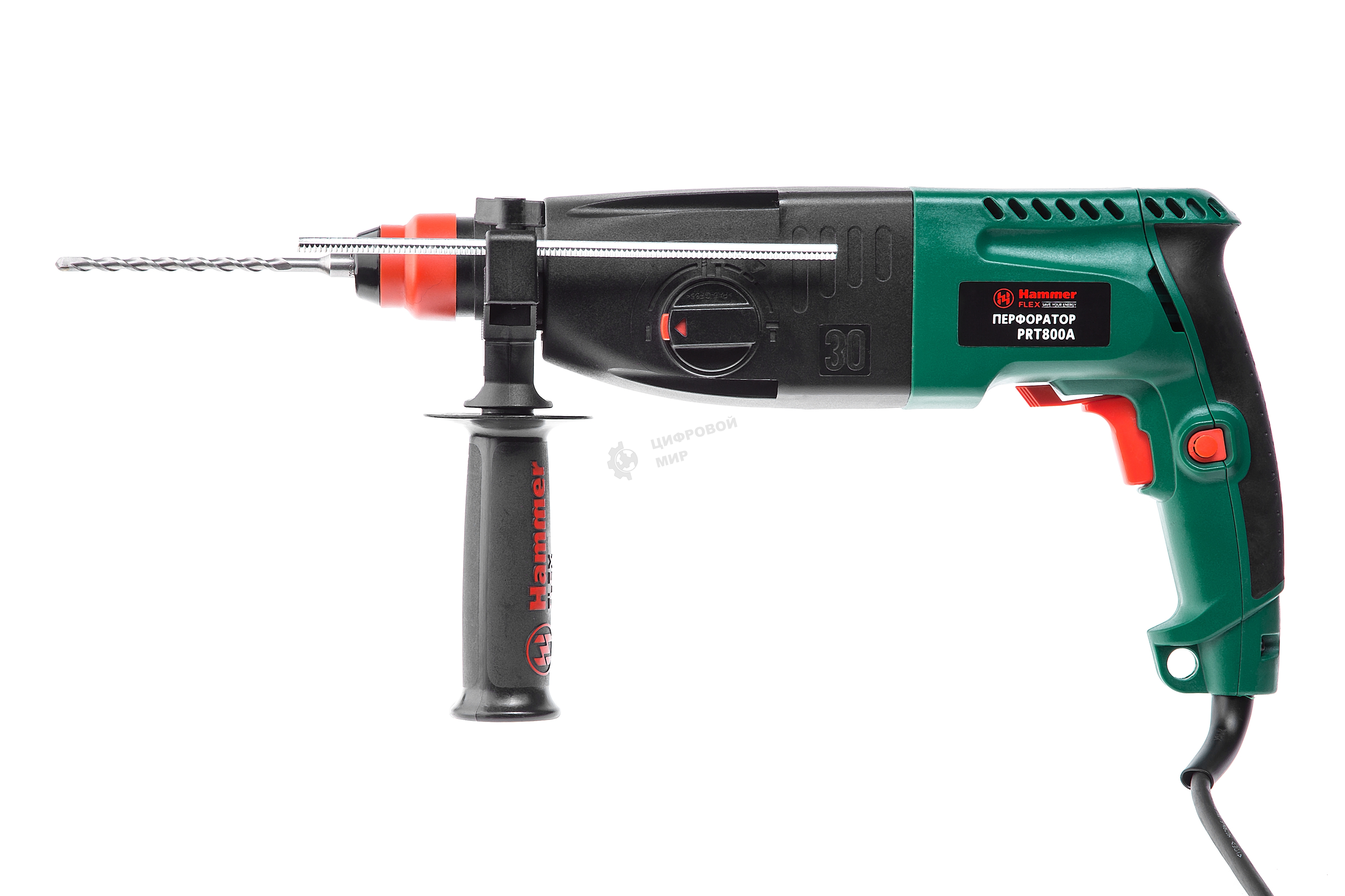 Перфоратор Hammer Flex PRT800A 29266 137-010 Перфоратор 800 Вт SDS+ 26мм 0-780об/мин 2.6Дж 3 режима кейс