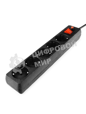 Сетевой фильтр Гарнизон ЕНLB-4 0,5 м 5 розеток черный 