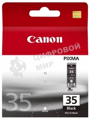 Картридж струйный Canon PGI-35Bk (1509B001) черный (9.30 мл, 200 стр.) для Canon PIXMA iP100, iP110