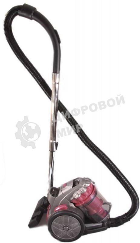 Пылесос SUPRA VCS-2230 красный/черный, 380/2200 Вт, уборка сухая, пылесборник контейнер 2.5 л