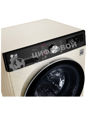 Стиральная машина LG F4V5VS9B бежевый, загрузка фронтальная 9 кг, 1400 об/мин, класс: А