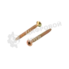 Саморез универсальный Kranz 3х35, желтый цинк, упаковка поставщика (16 000 шт.)