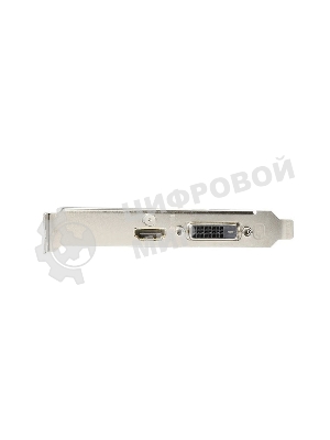 Видеокарта Gigabyte GV-N1030D4-2GL NVidia GeForce GT 1030, 2Gb DDR4/64-bit, PCI-Ex16 3.0, DVI-Dx1, HDMI2.0bx1, LP, 2-slot cooler, Retail