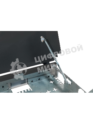 Шкаф коммутационный NTSS (NTSS-SOHO5U-BL) настенный 5U 520x140 мм пер. дв. стекл несъемн. бок. пан. 80 кг черный