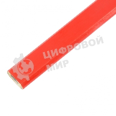 Набор карандашей Matrix малярных прямоугольных с точилкой в тубе, 175 мм 10 шт