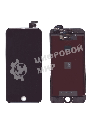 Дисплей Amperin для Apple iPhone 6 Plus в сборе с тачскрином (IPS), черный