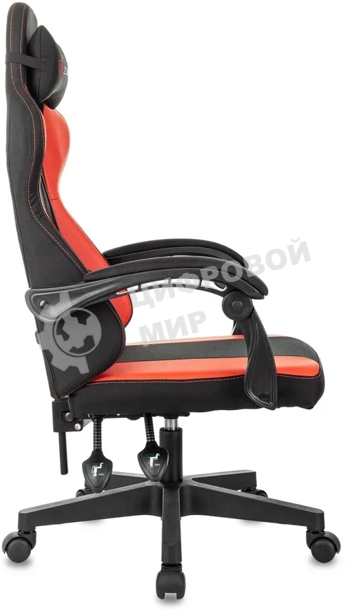 Кресло игровое Zombie Rudger черный/красный