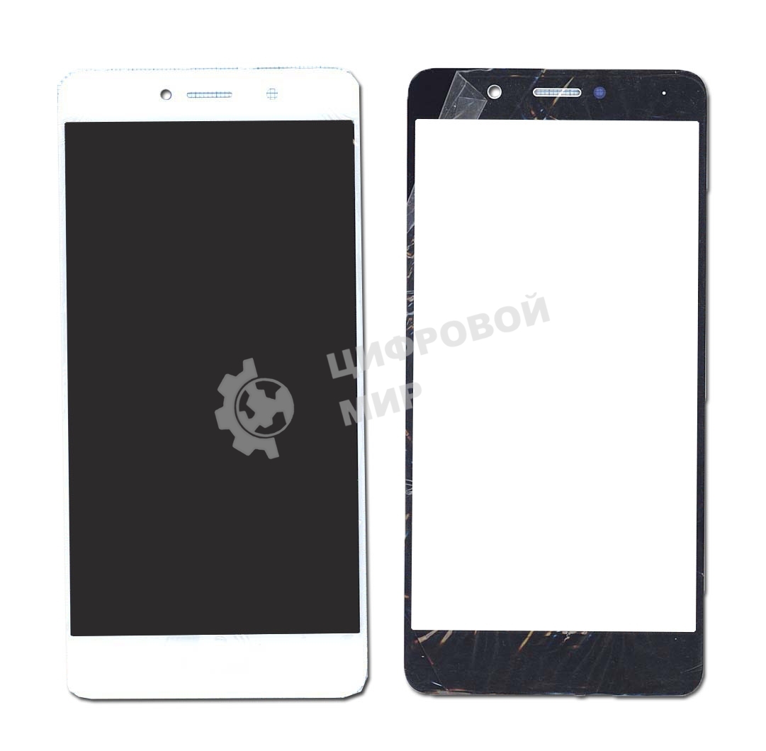 Стекло для Huawei Honor 6X/GR5 2017 белое