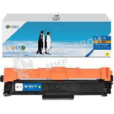 Картридж лазерный G&G, аналог Brother TN-217Y красный 2.3k