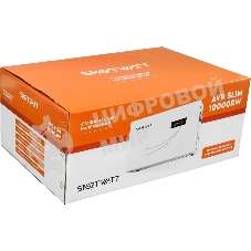 Стабилизатор напряжения Smartwatt AVR Slim 10000RW 10000ВА белый