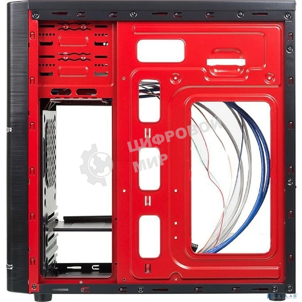 Компьютерный корпус Accord ACC-B301 черный без БП ATX 3x120мм 2xUSB2.0 2xUSB3.0 audio