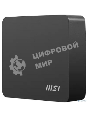 Мини ПК MSI Cubi NUC AI 1UMG-043XRU Core Ultra 5 125H (1.2) 16Gb SSD 512Gb Graphics CR без ОС 2xGbitEth WiFi BT 120W черный (9S6-B20911-043)