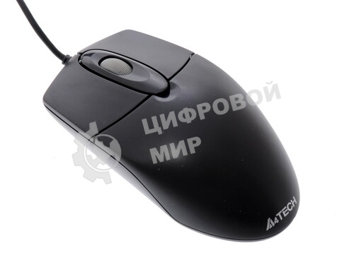 Мышь проводная A4Tech OP-720 черный, 1000 dpi, PS/2, кнопки - 3