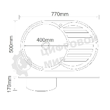 Кухонная мойка MG6-7750OVL