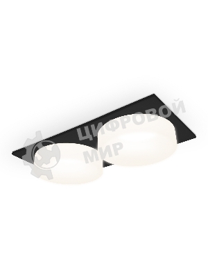 Светильник Ambrella light TN1319/2 SBK/FR черный песок/белый матовый GU5.3 182*92*45
