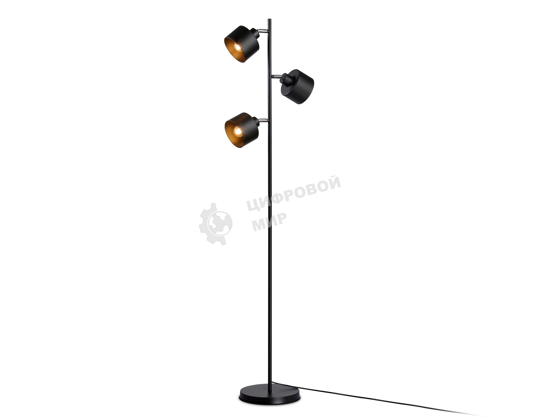 Светильник Ambrella light TR8155/3 BK черный E27*3 max 40W D370*1530