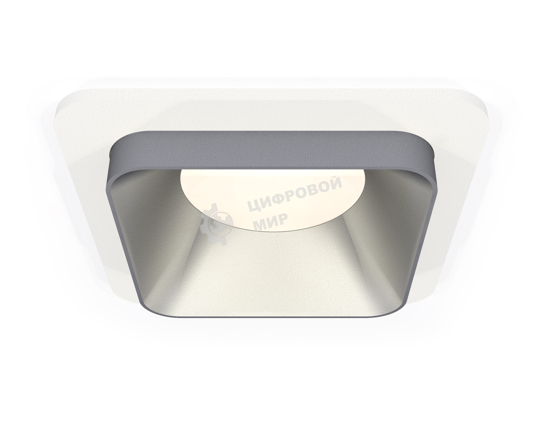 Комплект встраиваемого светильника Ambrella light XC7901003 SWH/SSL белый песок/серебро песок MR16 GU5.3 (C7901, N7703)