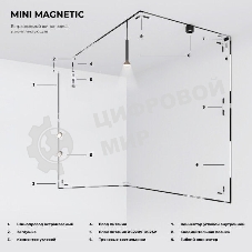 Трековый светильник Mini Magnetic 3W 3000K 85199/01