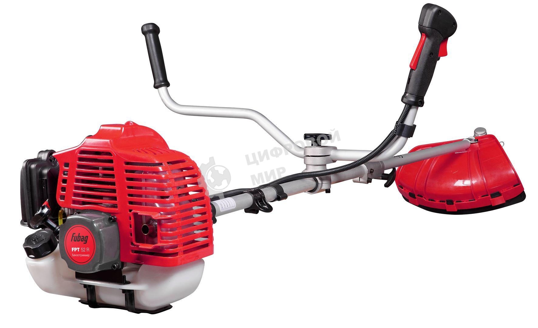 Мотокоса FUBAG FPT 52R (38713)1.5кВт 52 см3 разборная штанга двухплечевой ремень велосипедная рук
