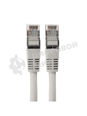 Пaтч-корд F/UTP Rexant, cat.6, RJ45-RJ45, экранированный, PVC серый, 3м