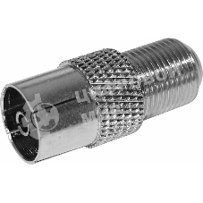 Переходник гнездо F-гнездо TV Rexant