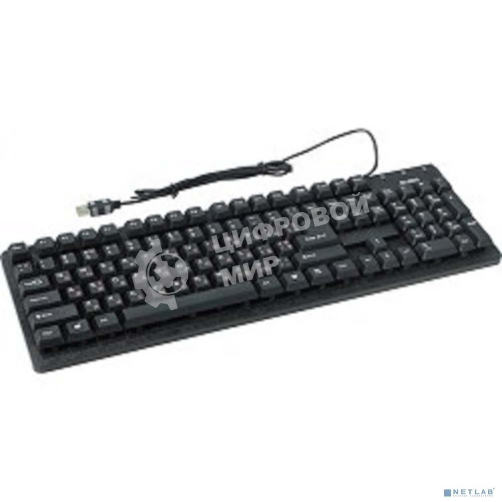 Клавиатура Sven Standard 301 проводная, USB Type-A, чёрный