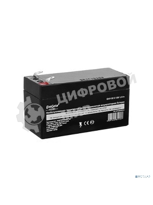 Батарея для ИБП ExeGate EX269857RUS GP12013/EXG12013 (12V 1.3Ah), клеммы F1