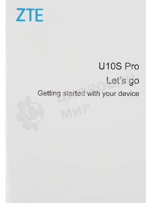 Модем 3G/4G ZTE U10s Pro USB Wi-Fi VPN Firewall +Router внешний темно-синий