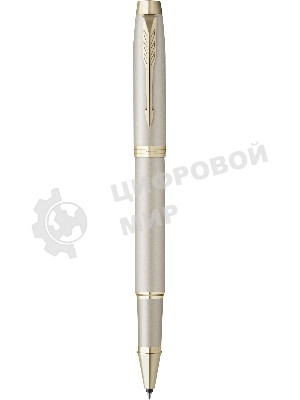 Ручка роллер Parker IM Monochrome T328 (2172955) Champagne PVD F черн. черн. подар.кор.