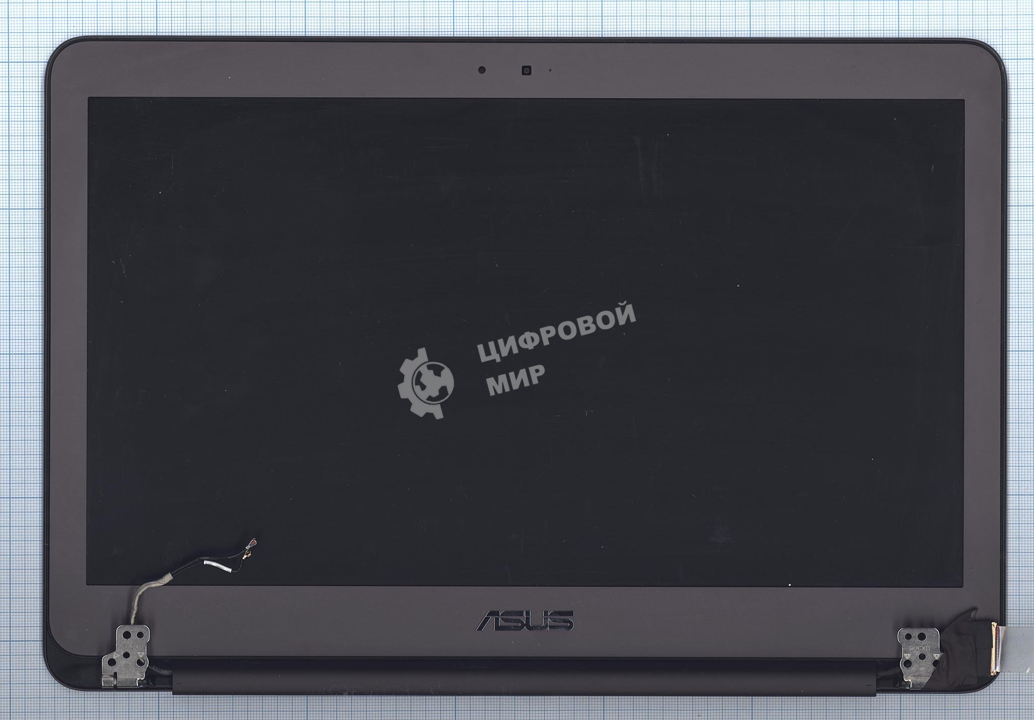 Крышка для Asus Zenbook UX305FA FHD темно-серая