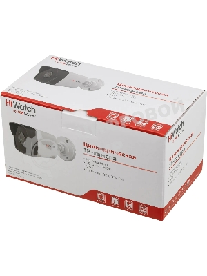 Камера HiWatch IP 2Мп уличная цилиндрическая, EXIR ИК 30м, 1/2.9 CMOS, 1920х1080@25к/с, объектив 2.8мм, угол 104, мех ИК-фильтр; 0.01Лк@F2.0, H.265/H.265+/H.264/H.264+/MJPEG ROI, коридорный режим, DWDR, 3D DNR, BLC, Smart ИК, обнаружение движения 2.0, IP67, -40...+60C, DC12В/PoE, 6.5Вт