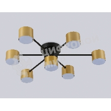 Потолочный светильник Ambrella light FL51726/7 BK/GD черный/золото GX53/7 max 12W 645*135