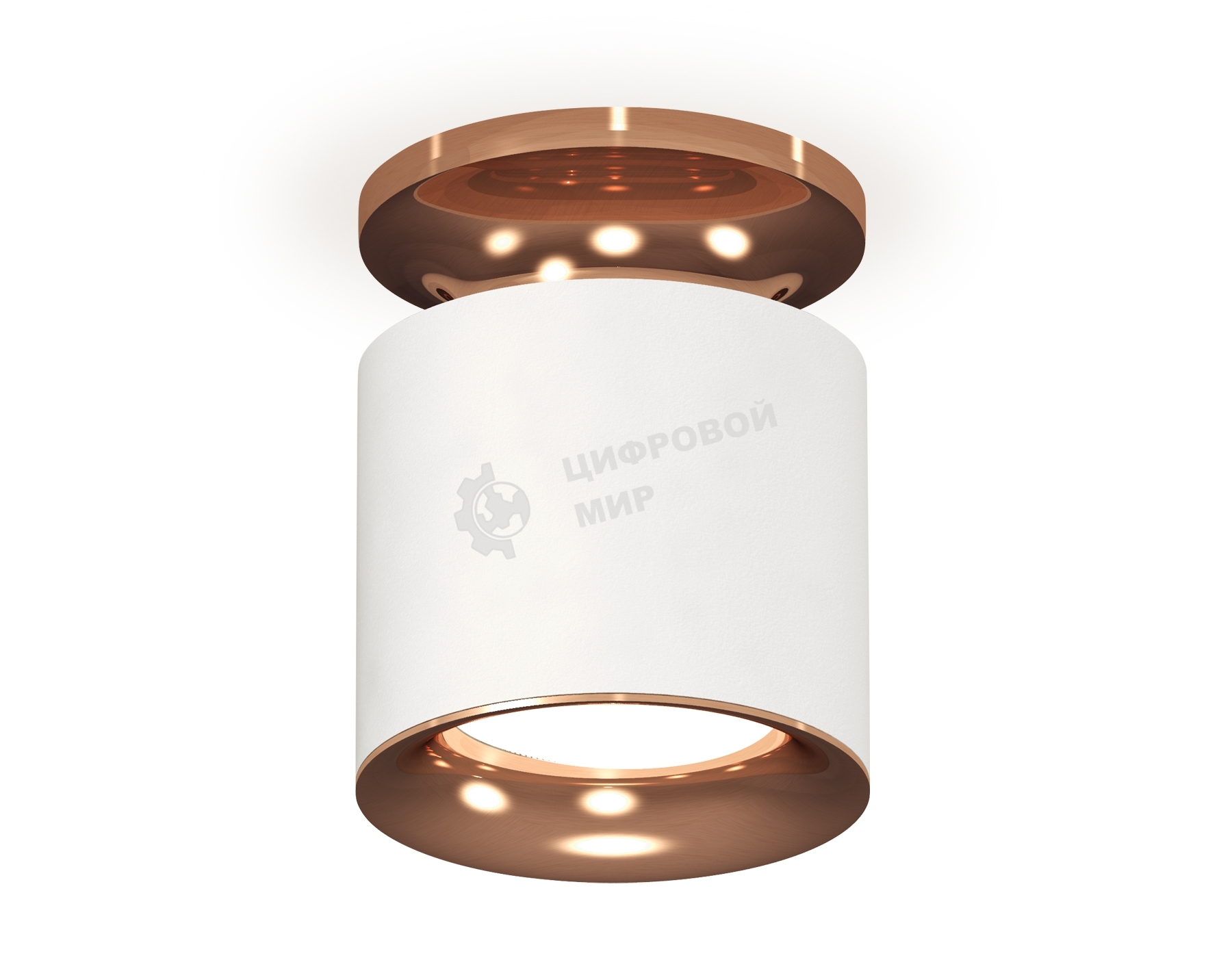 Светильник Ambrella Light XS7401142 SWH/PPG белый песок/золото розовое полированное MR16 GU5.3 (N7930, C7401, N7015)