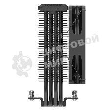 Кулер PCCooler Paladin EX400 черный 120мм алюминий+медь 1800rpm 28.6db 4-pin 180W 157мм