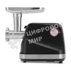 Мясорубка электрическая Polaris PMG 2582 черный, 2500 Вт, 2.7 кг/мин, реверс, защита от перегрузки, металлический лоток, насадки - 5