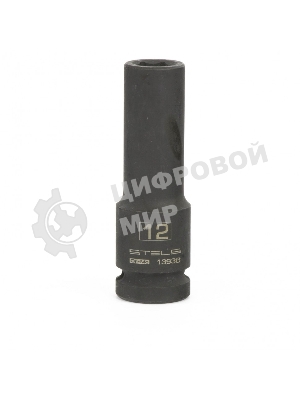 Головка ударная удлиненная шестигранная Stels 12 мм, 1/2