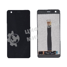 Дисплей для Nokia 2 черный