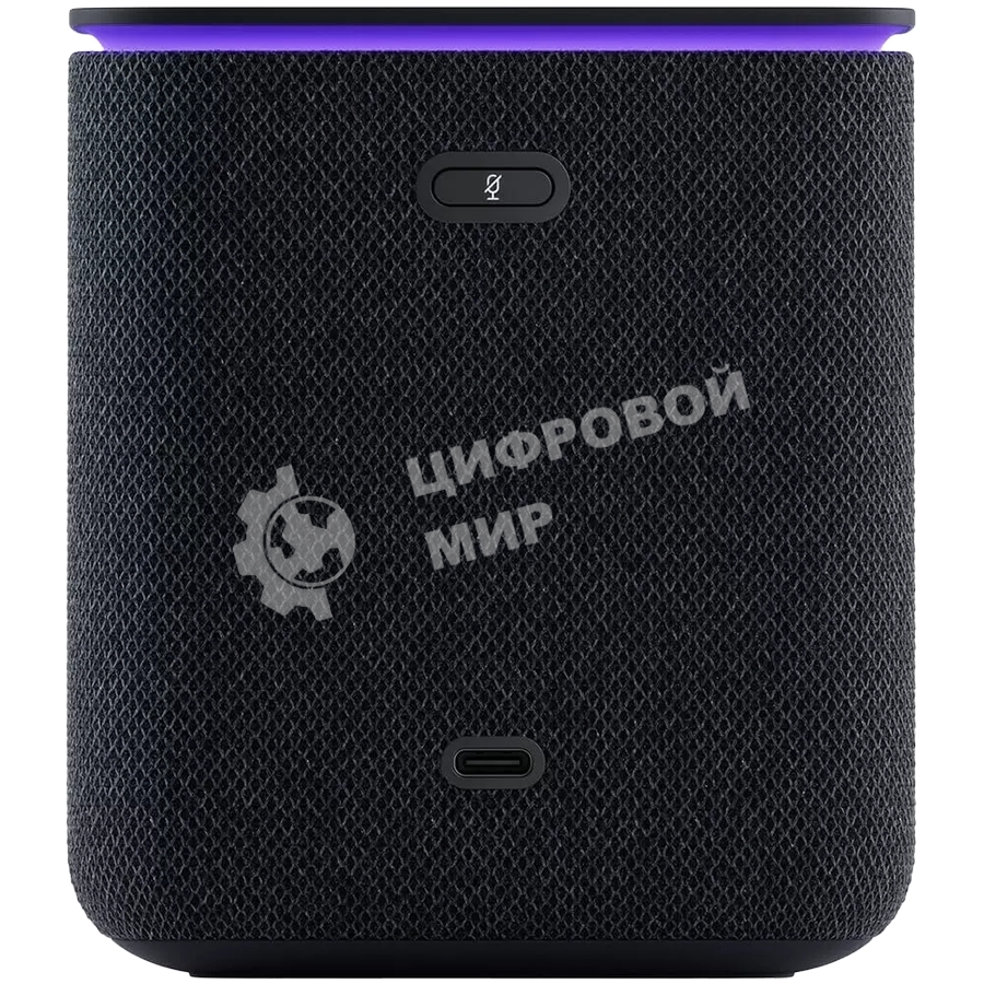 Умная колонка Яндекс Станция Миди, ZigBee, 24Вт, с голосовым ассистентом Алиса на YaGPT, черный