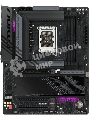Материнская плата Gigabyte Z890 AORUS ELITE, LGA 1851, Intel Z890, 4xDDR5, 4xSATA, 4xM.2, 1xPCI-E 5.0 x16, 2xPCI-E 4.0 x4, 1xDP, 1xUSB-C (видео), 1x 2.5Gb LAN, 4xUSB-A 2.0, 3xUSB-A 3.2 Gen 1, 2xUSB-A 3.2 Gen 2, 1xThunderbolt 4, 2x3.5 мм, TOSLINK (S/PDIF), 7.1, ATX