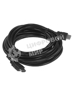 Кабель HDMI/DVI 5bites APC-014-075 HDMI M/HDMI M V1.4b, высокоскоростной, ethernet+3D, зол.разъемы, ферр.кольца, 7.5м.