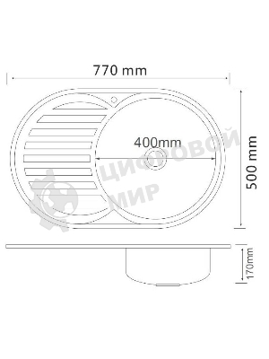 Кухонная мойка MG6-7750OVR
