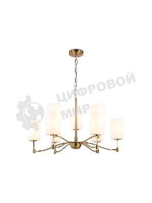 Люстра Ambrella light LH56054/6+3 BS/FR латунь/белый матовый E14*9 max 40W D765*1060