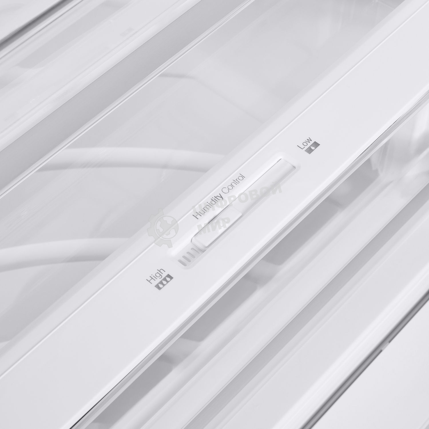 Холодильник Maunfeld MFF200NFW белый глянц. двухкамерный 271/106л морозилка снизу