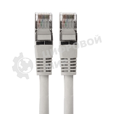 Пaтч-корд Rexant F/UTP, cat.6, RJ45-RJ45, экранированный, PVC серый, 2м