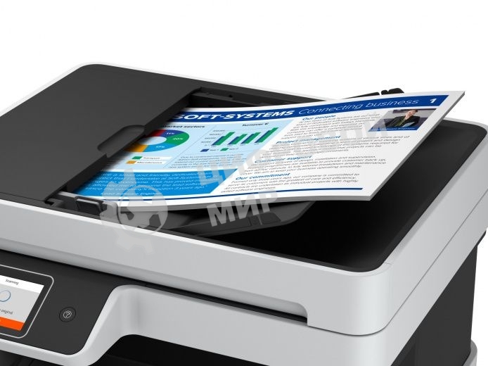 МФУ струйное Epson L6490 (C11CJ88405), A4, цветной, печ. до 17 стр/мин. (ч/б) до 9.5 стр/мин. (цвет), 1200 x 4800 dpi (печать) 1200x2400dpi (скан.), USB, RJ-45, Wi-Fi