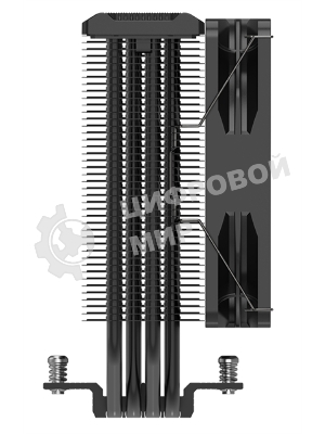 Кулер PCCooler Paladin EX400S черный 120мм алюминий+медь 1800rpm 28.6db 4-pin 180W 157мм