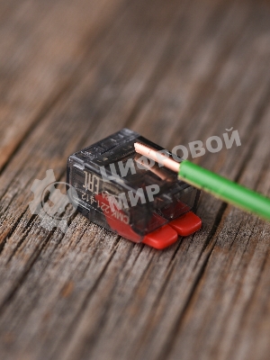 Клемма PROxima СМК 221-412 2 отверстия 0.2-4.0 мм2 (100 шт.)