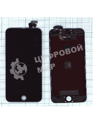 Дисплей Amperin для Apple iPhone 6 Plus в сборе с тачскрином (IPS), черный